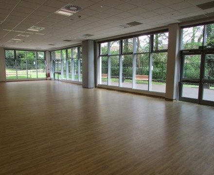 Small hall empty