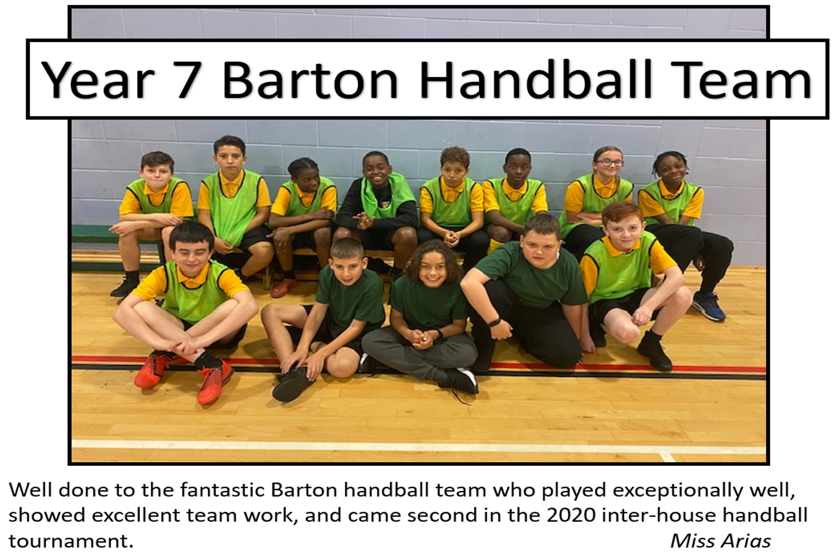 Barton Handball Team