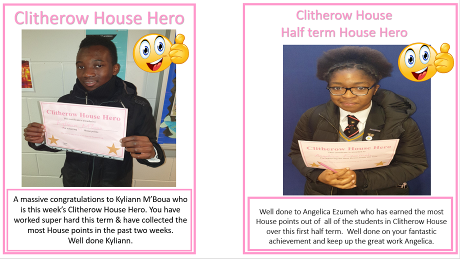 Clitherow House Hero's