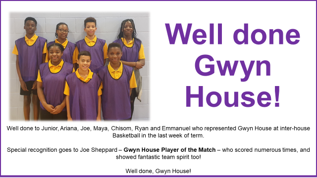 Gwyn House Basketball