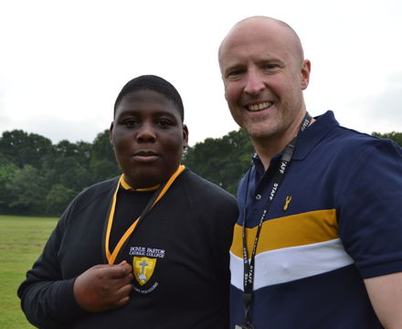 Student at Sports Day