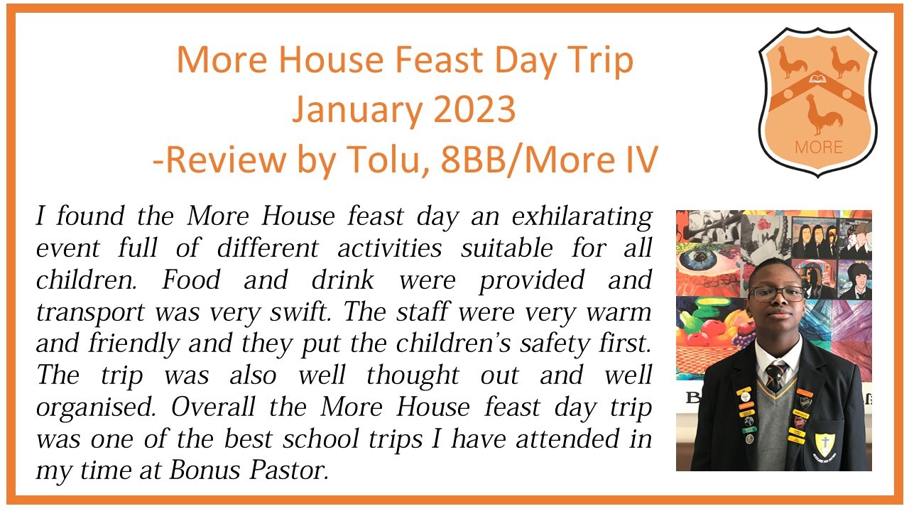 More house feast day trip jan 2023 review by tolu
