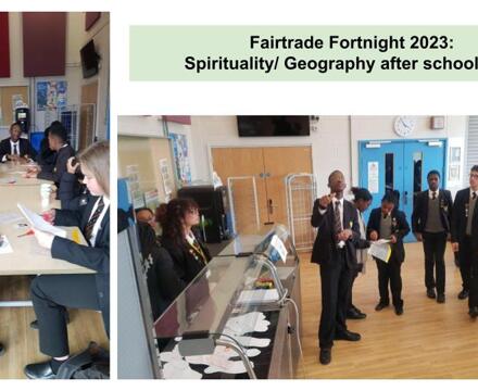 Fairtrade fortnight 2023 spirituality geography club 6