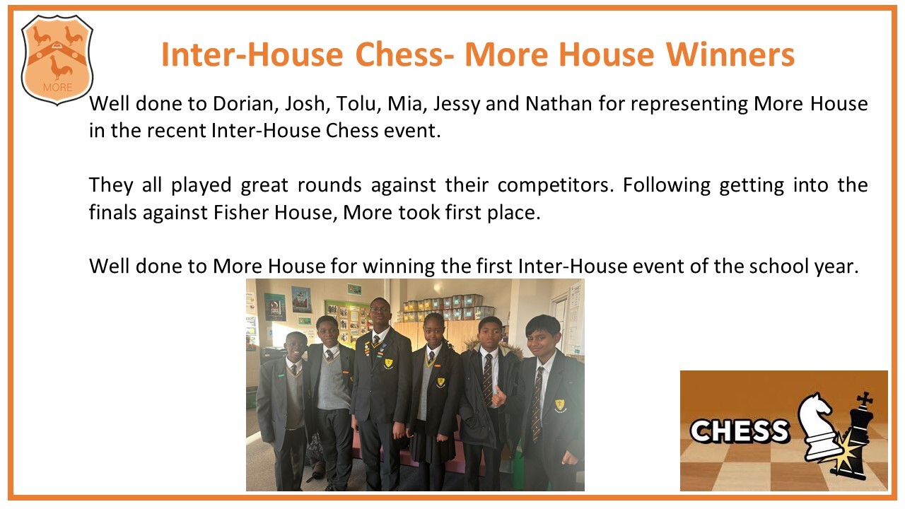 Inter house chess october 2023
