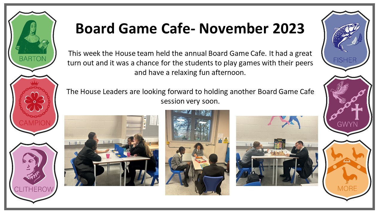 Board game cafe nov 2023
