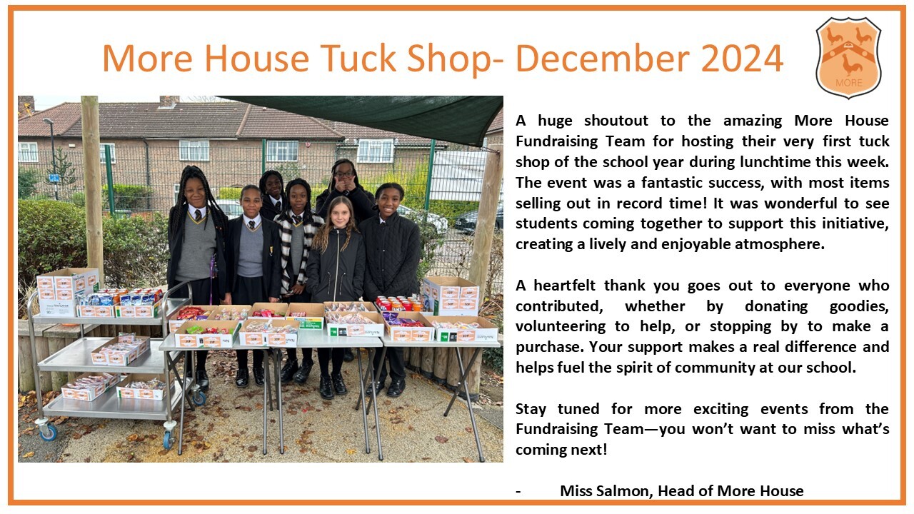 Tuck shop december 2024