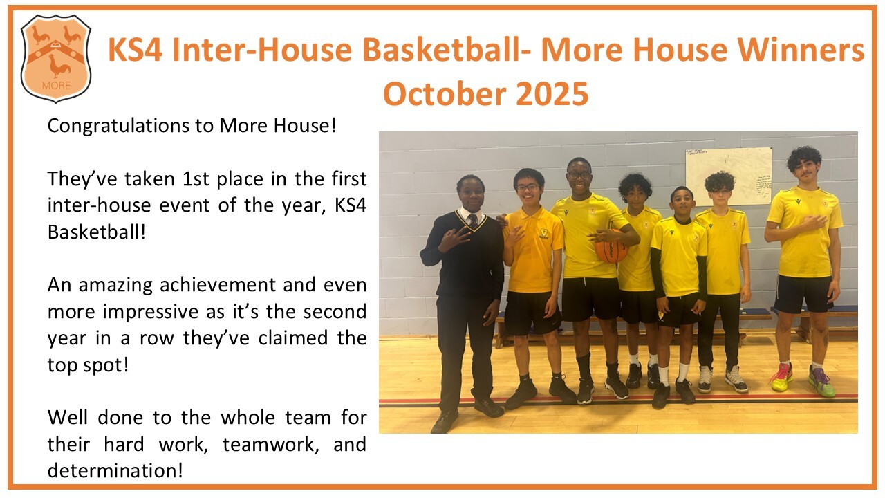 Ks4 inter house basketball october 2025