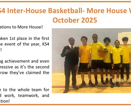 Ks4 inter house basketball october 2025