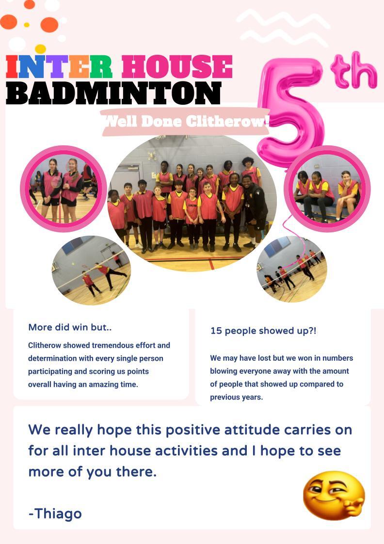 Copy of clitherow inter house badmintonpptx