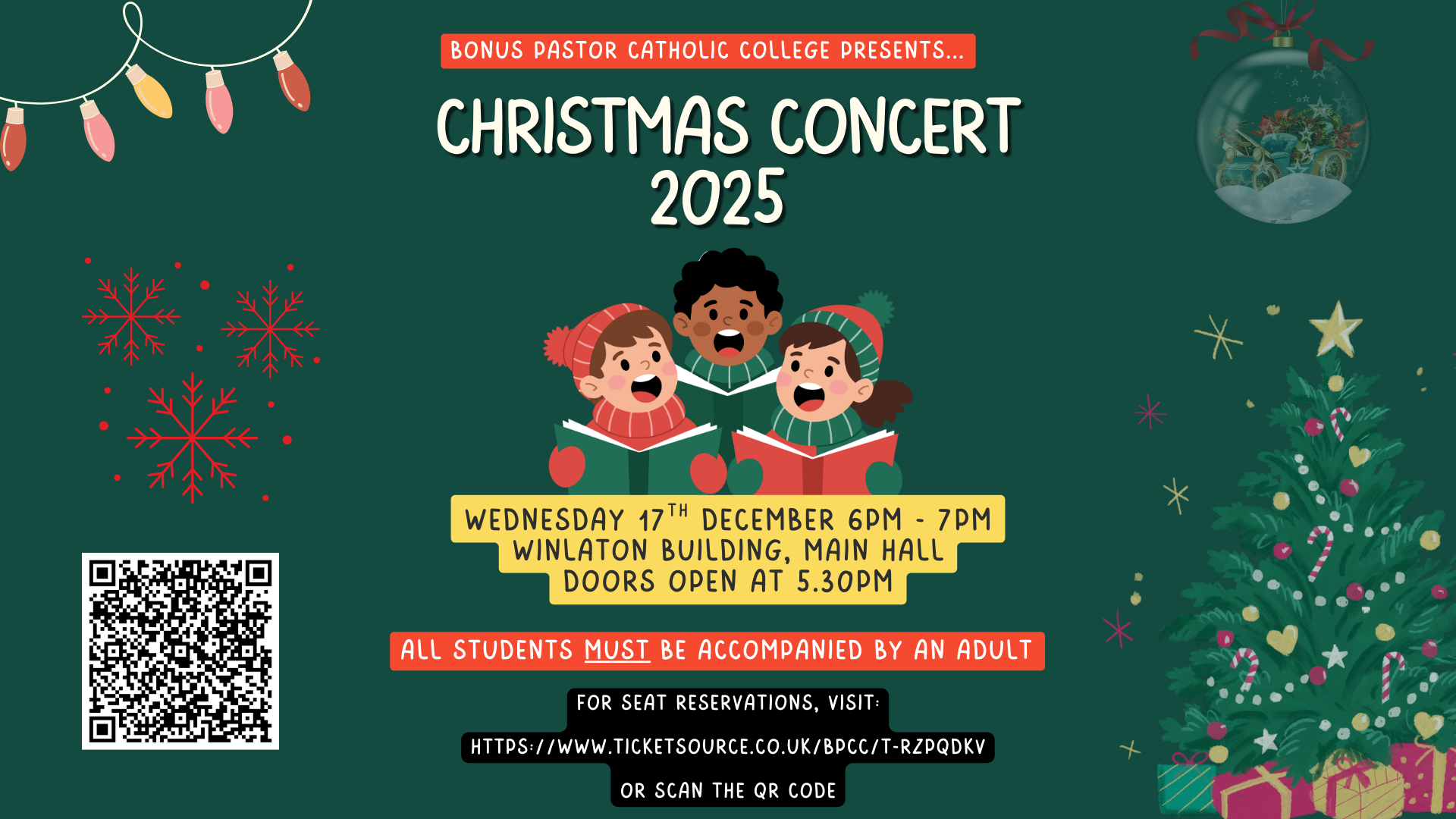 Christmas Concert Poster 2025 Presentation